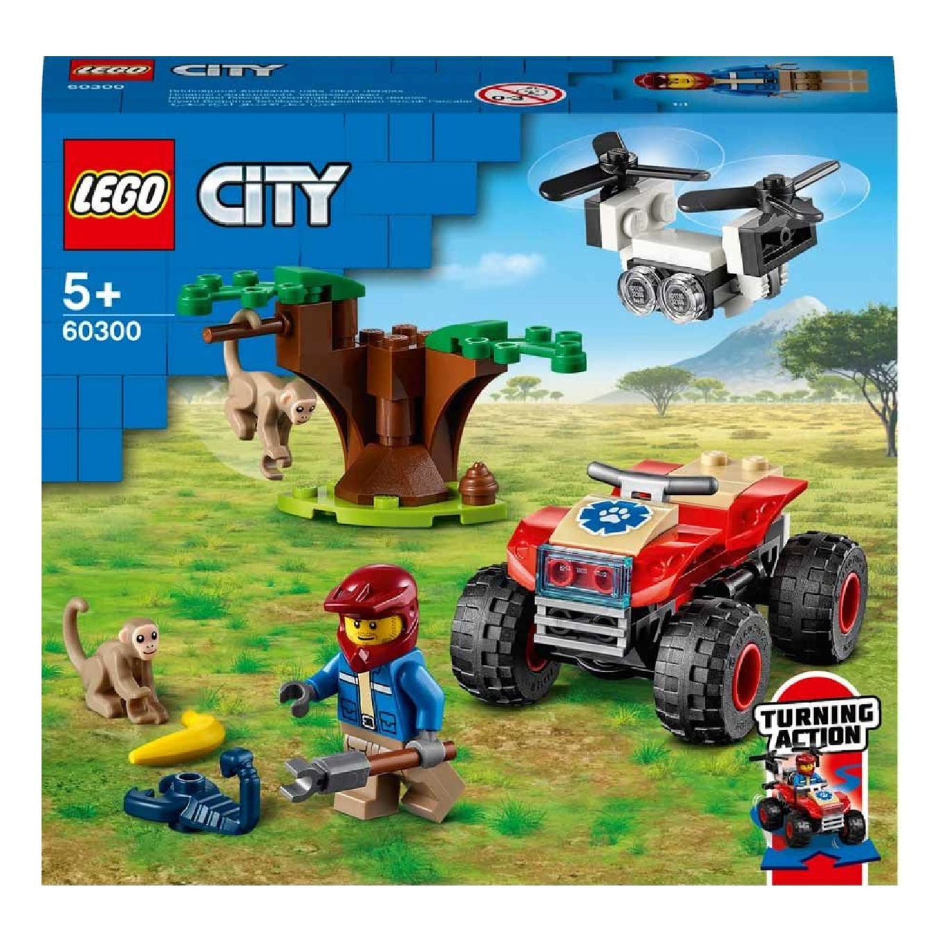 

Конструктор Lego City Спасательный вездеход для зверей 60300
