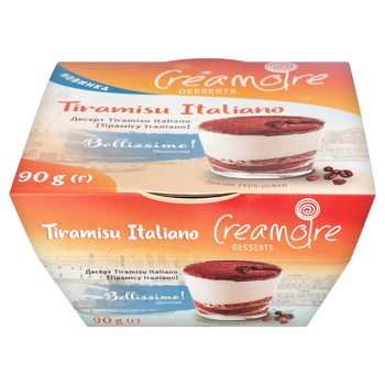 Creamoire Tiramisu Italiano Dessert 90g - buy, prices for Auchan - photo 1