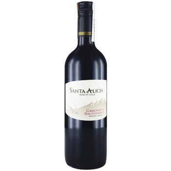 Вино Santa Alicia Cabernet Sauvignon Central Valley червоне сухе 13% 0,75л - купити, ціни на - фото 1