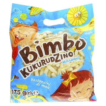 Bimbo Milky Corn Curls 175g - buy, prices for NOVUS - photo 1