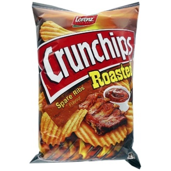 Lorenz Roasted Spare Ribs Сorrugated Potato Crunchips 140g - buy, prices for Vostorg - photo 1