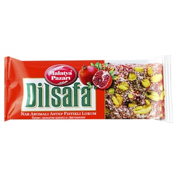 Malatya Pazari Pomegranate-Flavored Turkish Delight with Pistachio 50g - buy, prices for NOVUS - photo 1