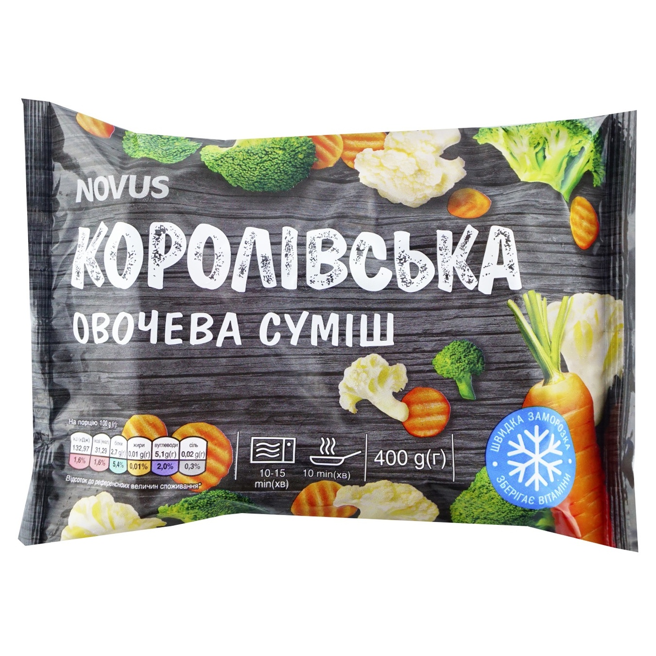 

Смесь овощная Novus Королевская 400г