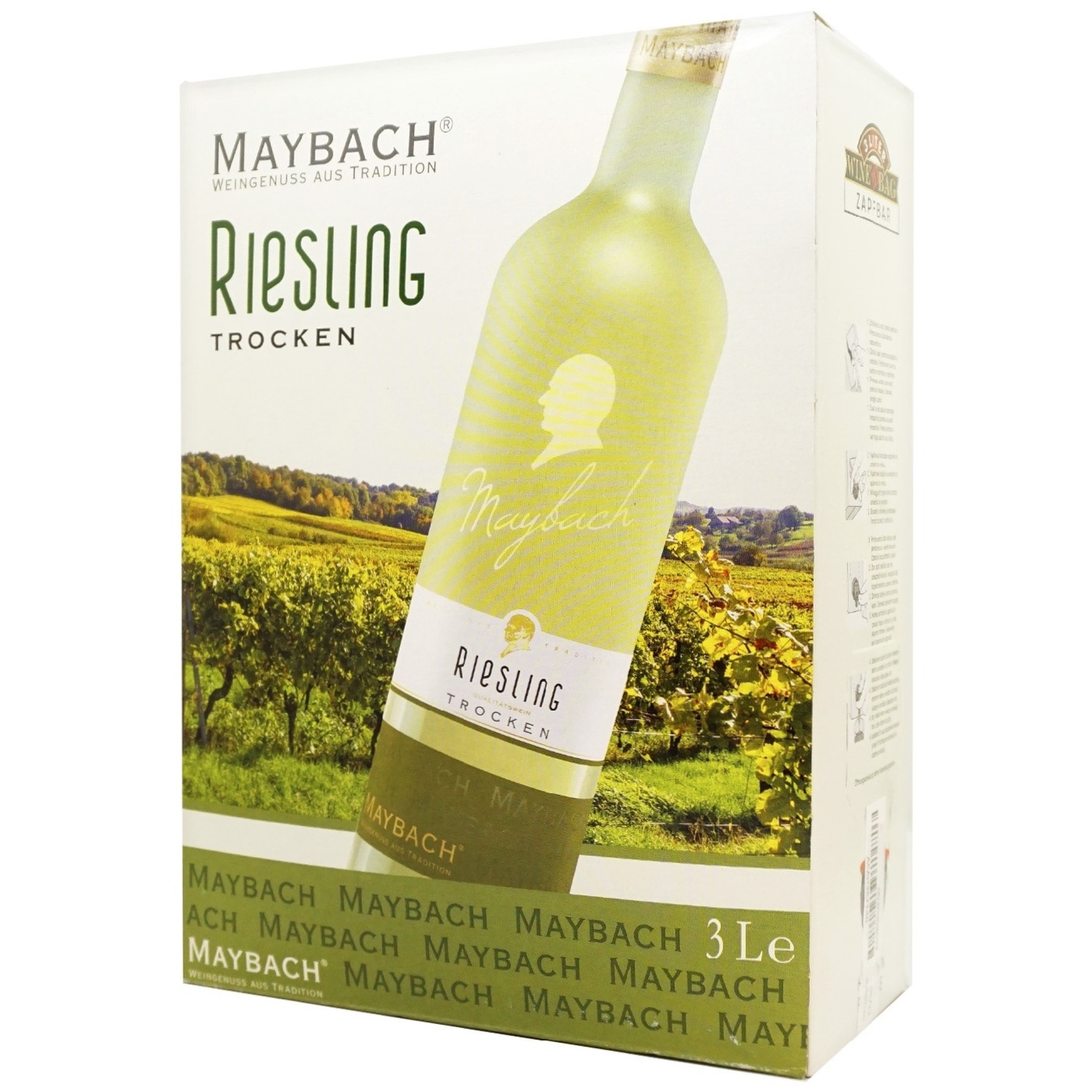 

Вино Maybach Riesling Trocken белое полусухое 12% 3л