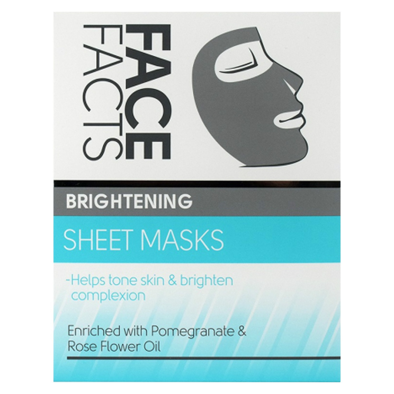 

Маска для лица Face Facts Brightening тканевая 2шт