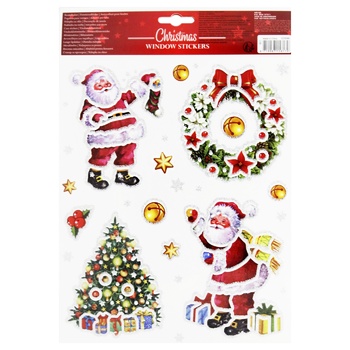 Koopman New Year's Window Decoration 21х30cm in Assortment