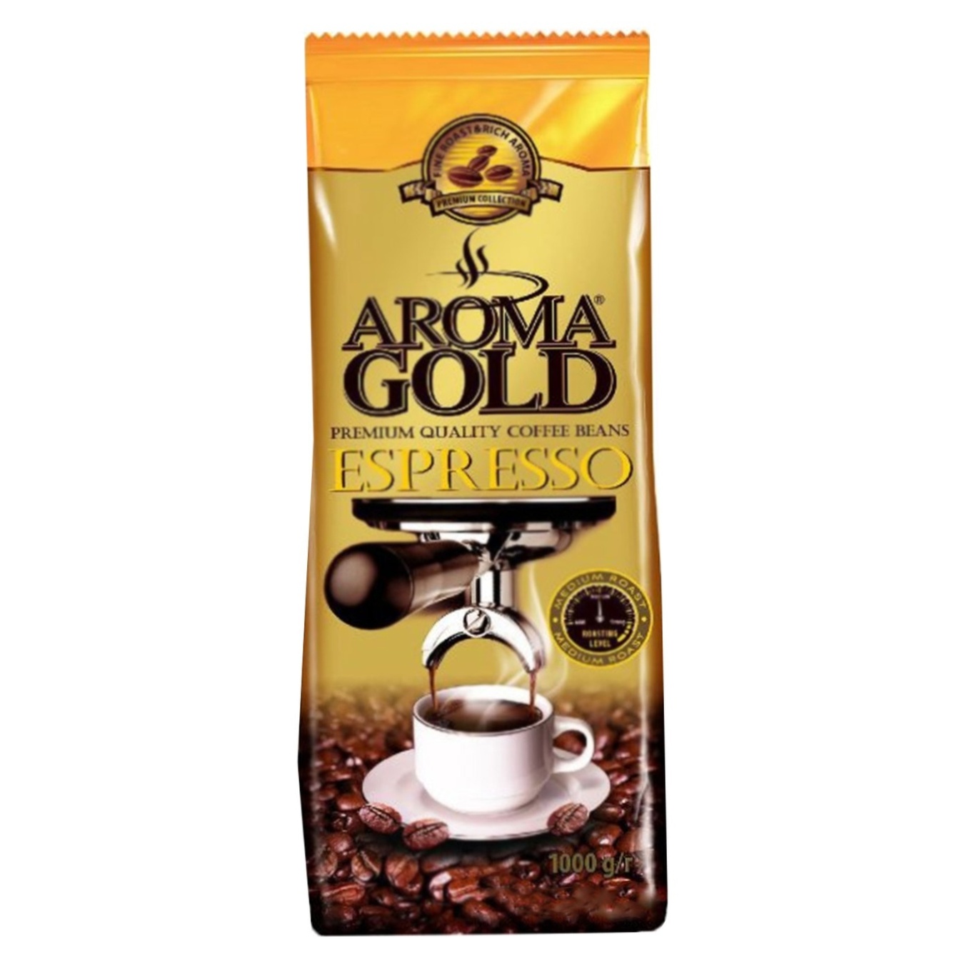 

Кофе Aroma Gold Espresso в зернах натурально жареный 1кг