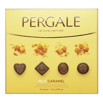 Pergale Milk Caramel Assorted Milk Chocolates with Smooth Fillings 100g - buy, prices for NOVUS - photo 2