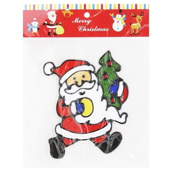 Aimon Santa Claus with a Christmas Tree Christmas Silicone Sticker - buy, prices for NOVUS - photo 6