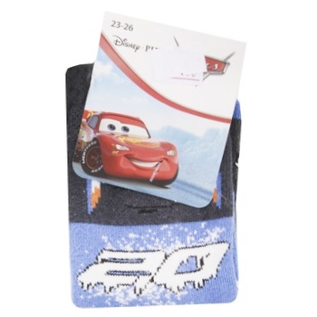 Шкарпетки дитячі Disney Cars р.23-26 сіро-синій - купити, ціни на - фото 1