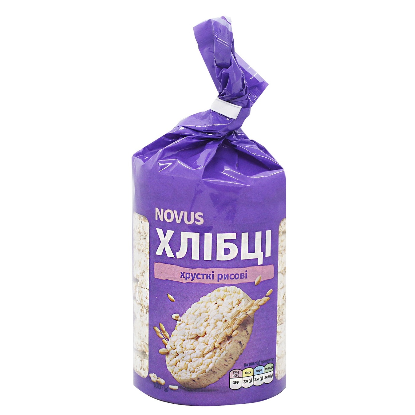 

Хлебцы рисовые Novus 100г