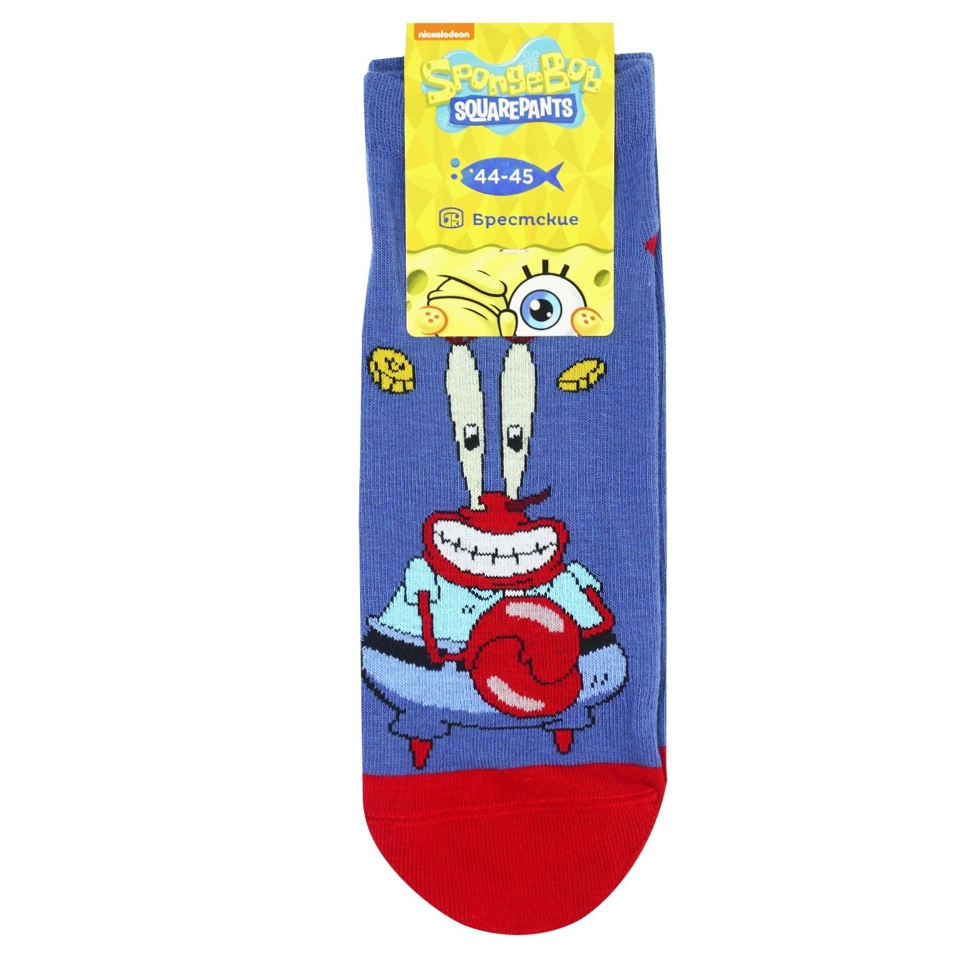 

Носки мужские Брестские Spongebob 2139 укороченные 403 джинс размер29