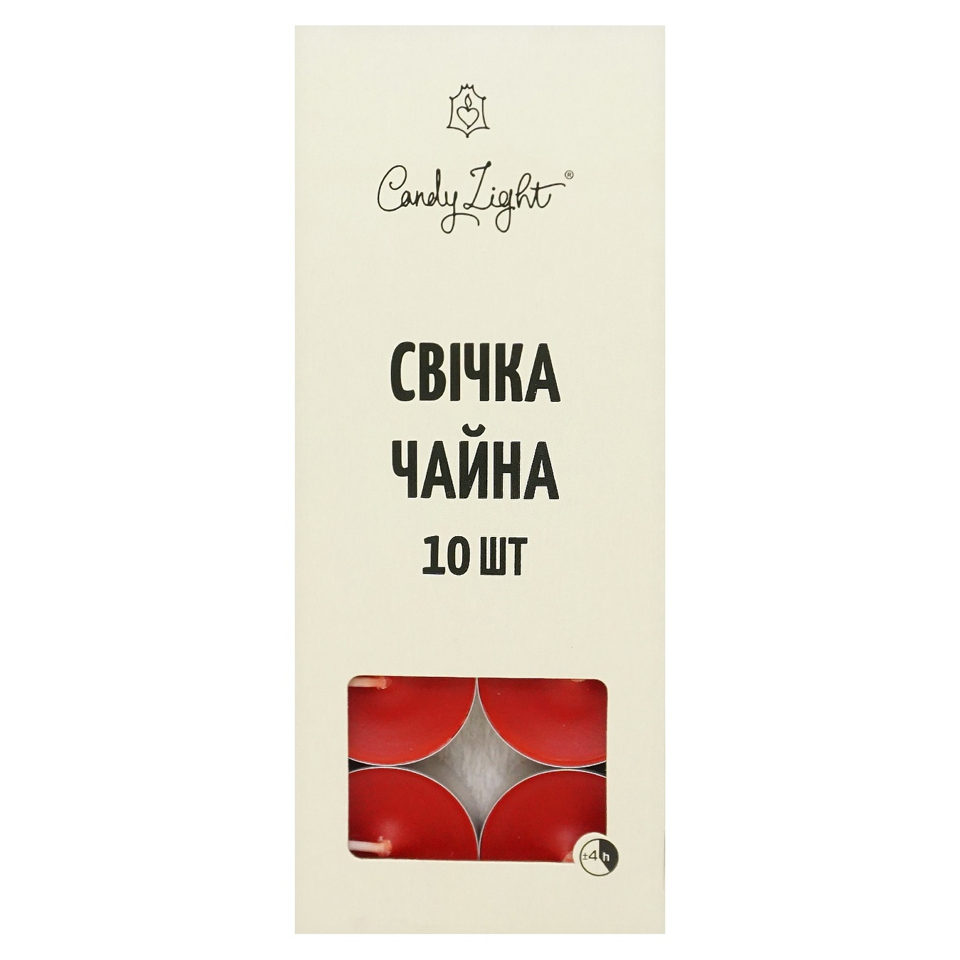

Свеча чайная Candy Light TL 10/1 tropical delight 10шт