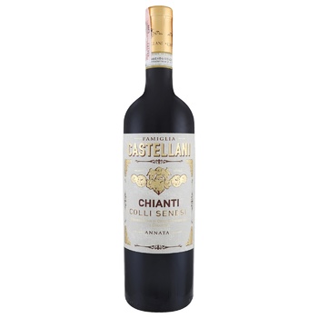 Вино Castellani Chianti Colli Senesi DOCG красное сухое 12,5% 0,75л - купить, цены на NOVUS - фото 1