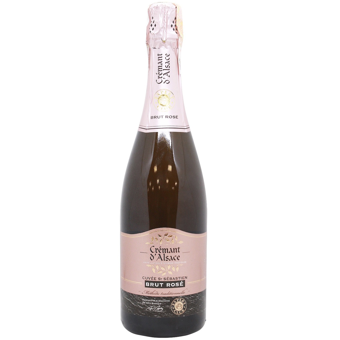 

Вино игристое Expert Club Cremant Rose Brut розовое сухое 12-13% 0,75л