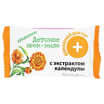 Domashniy DoKtor with Calendula Extract Baby's Cream-Soap 70g - buy, prices for NOVUS - photo 1