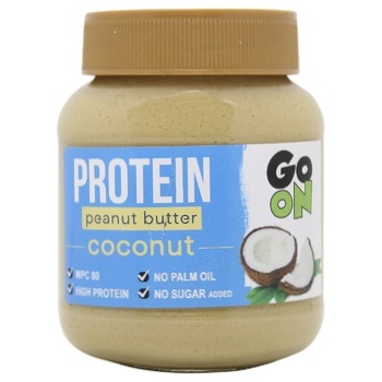 GO ON Protein Peanut Butter Coconut 350g - buy, prices for NOVUS - photo 1