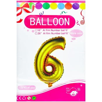 Balloon Number 6 - buy, prices for Auchan - photo 1