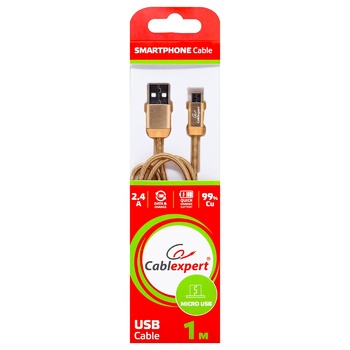 Кабель Cablexpert Usb 2.0 Micro Usb 2.4А 1м - купить, цены на - фото 2