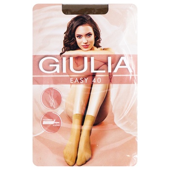 Шкарпетки Giulia Easy 40ден Caramel 2 пари - купити, ціни на МегаМаркет - фото 1