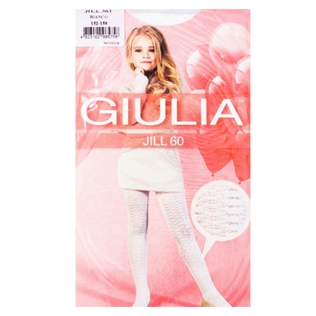 Колготки Giulia Jill детские 60ден bianco р.152-158 - купить, цены на ЕКО Маркет - фото 1