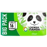 Туалетний папір Сніжна Панда Classic двошаровий 16шт