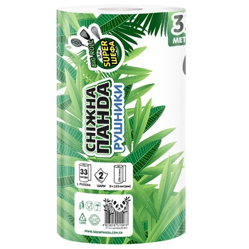 Snizhna Panda Big Roll Paper Towels - buy, prices for Tavria V - photo 3