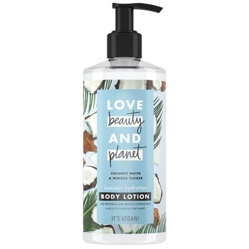 Love Beauty and Planet Coconut and Mimosa Luscious Hydration Body Lotion 400ml