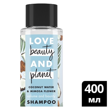 Шампунь Love Beauty and Planet Объем и щедрость 400мл - купить, цены на Auchan - фото 3