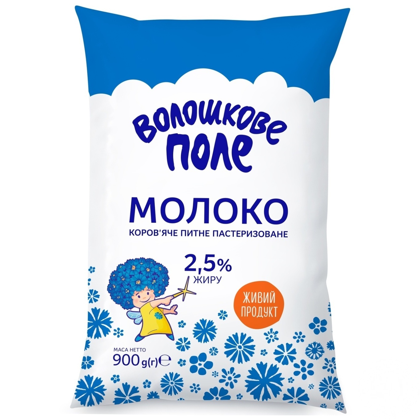

Молоко Волошкове Поле пастеризованное 2.5% 900г