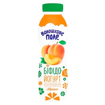 Voloshkove Pole Apricot Bifidoyogurt 1.5% 290g - buy, prices for NOVUS - photo 1