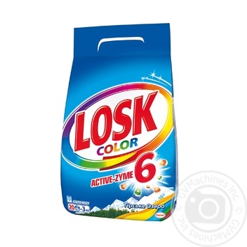 Порошок пральний Losk Color гірське озеро 3кг купити, ціни на МегаМаркет - фото 1
