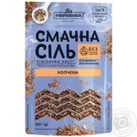 Соль морская Pripravka Finishing Salt Вкусная копченая 200г