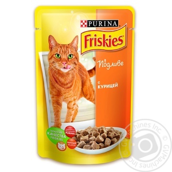 Корм Friskies З куркою у підливці для дорослих котів 100г - купити, ціни на NOVUS - фото 1