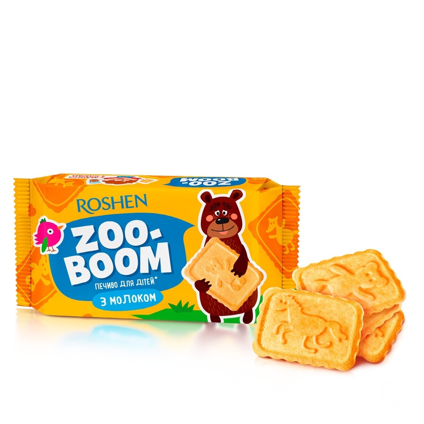 

Печенье Roshen Zoo-boom с молоком для детей 68г