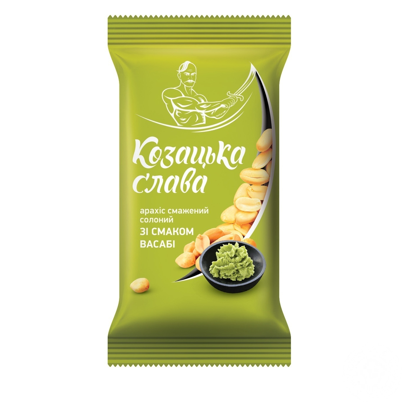 

Арахис Казацкая Слава жареный соленый со вкусом васаби 60г