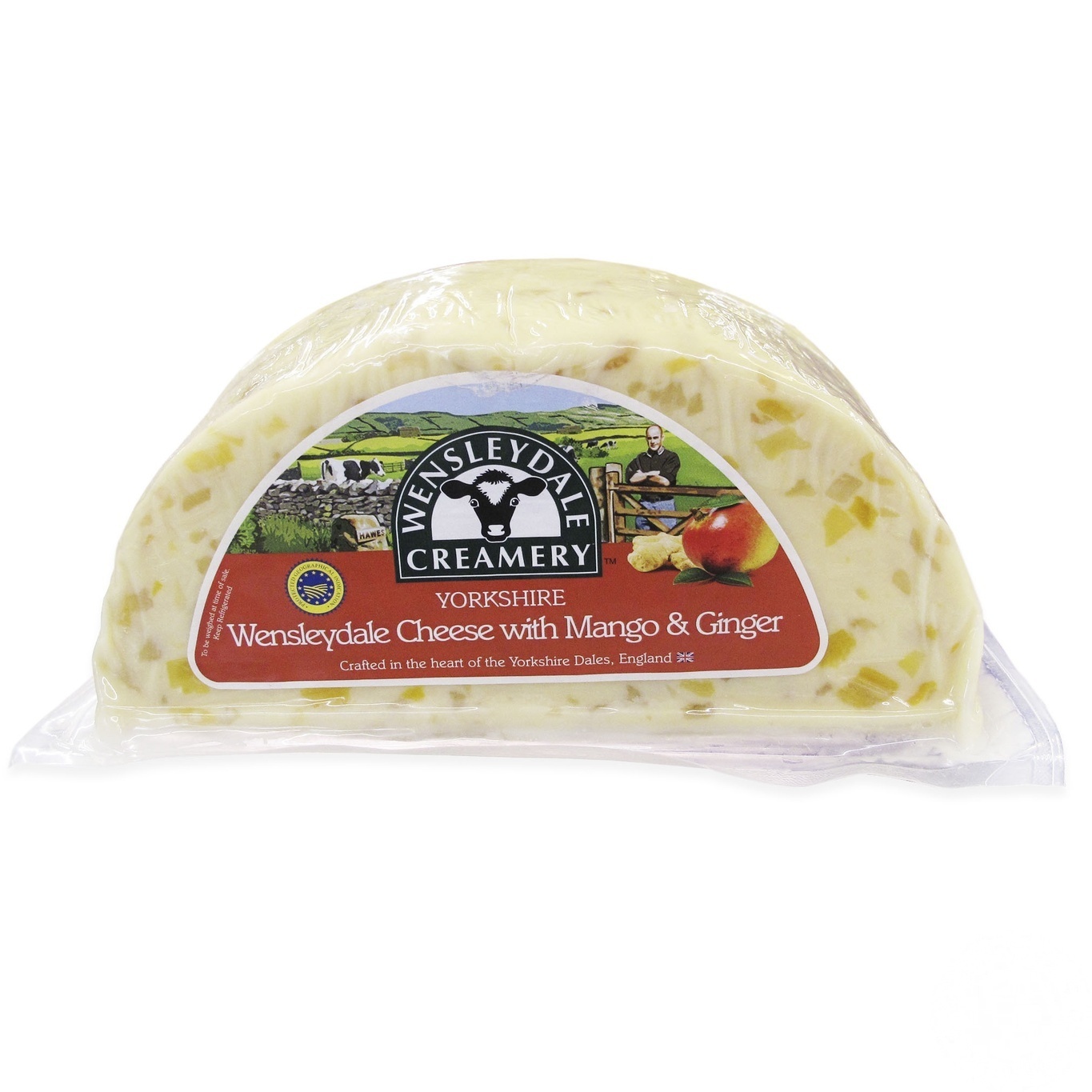 

Сыр Wensleydale Yorkshire с манго и имбирем 50%