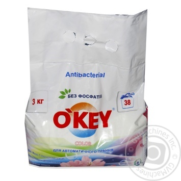 Powder detergent Okey for washing 3000g - buy, prices for MegaMarket - photo 1