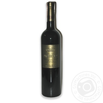 Wine Tov proshansky cognac factory red semisweet 12% 750ml glass bottle Armenia - buy, prices for MegaMarket - photo 1