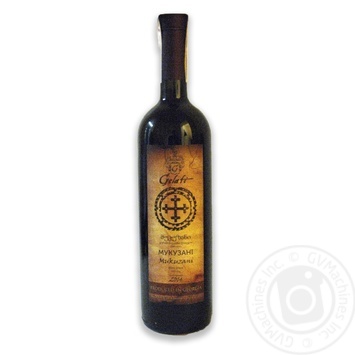 Wine Mukuzani red dry 13% 750ml - buy, prices for MegaMarket - photo 2