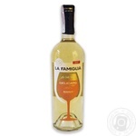 Wine Koblevo white semisweet 9-13% 750ml glass bottle Ukraine