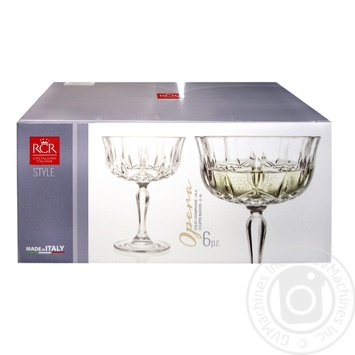 RCR Opera Set of Glasses for Champagne 240ml 6pcs - buy, prices for MegaMarket - photo 2