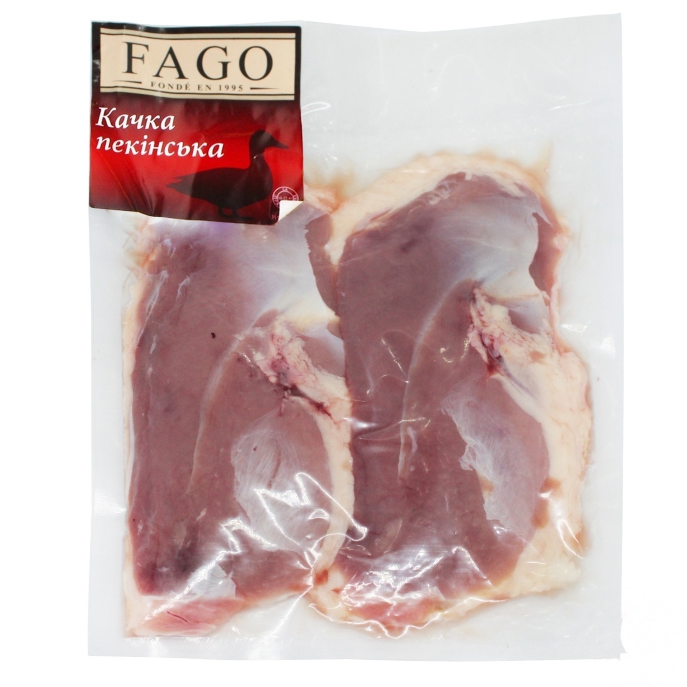 

Утка пекинская Fago Грудинка вакуумная упаковка