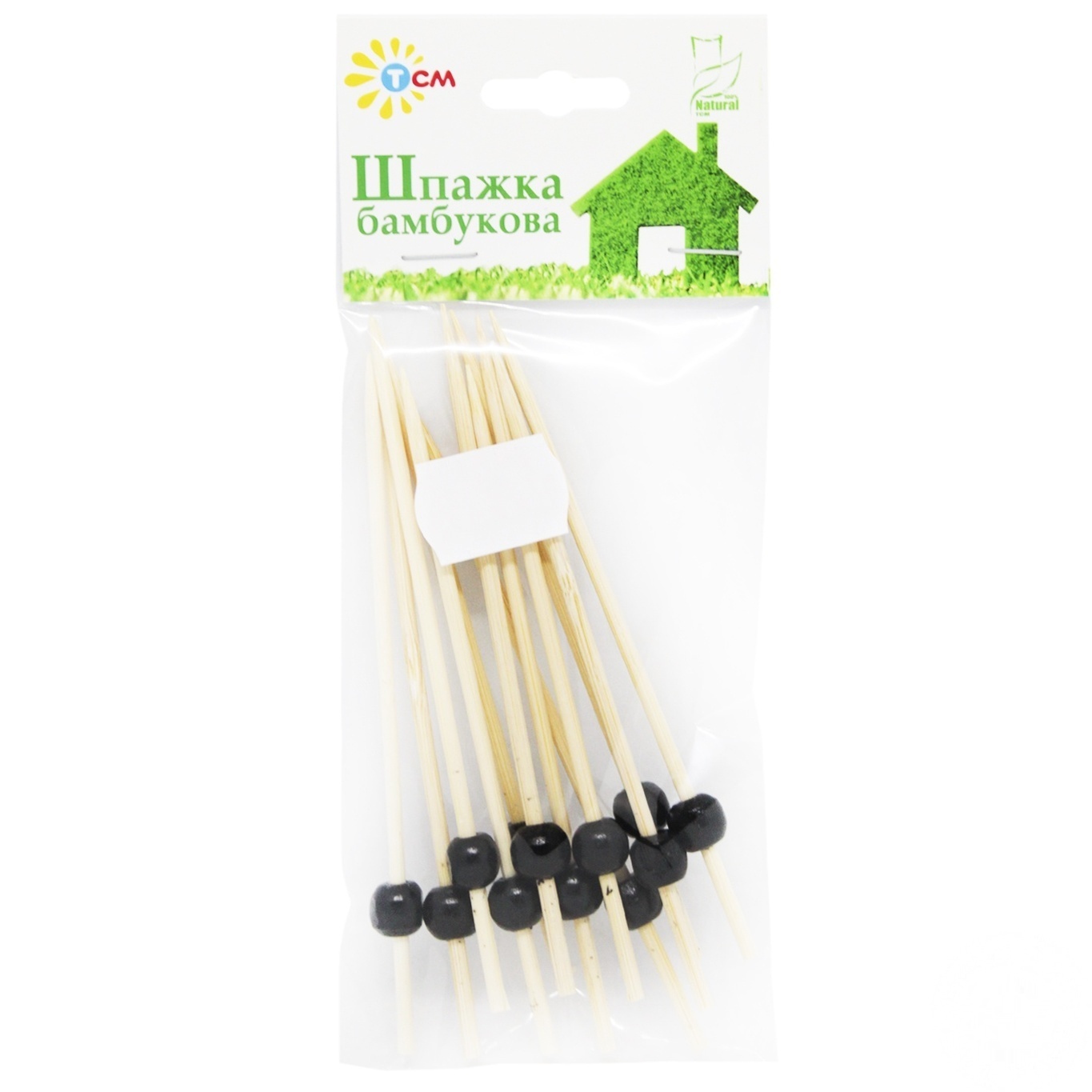 

Шпажка ТСМ Natural Twisted деревянная 12cм 12шт