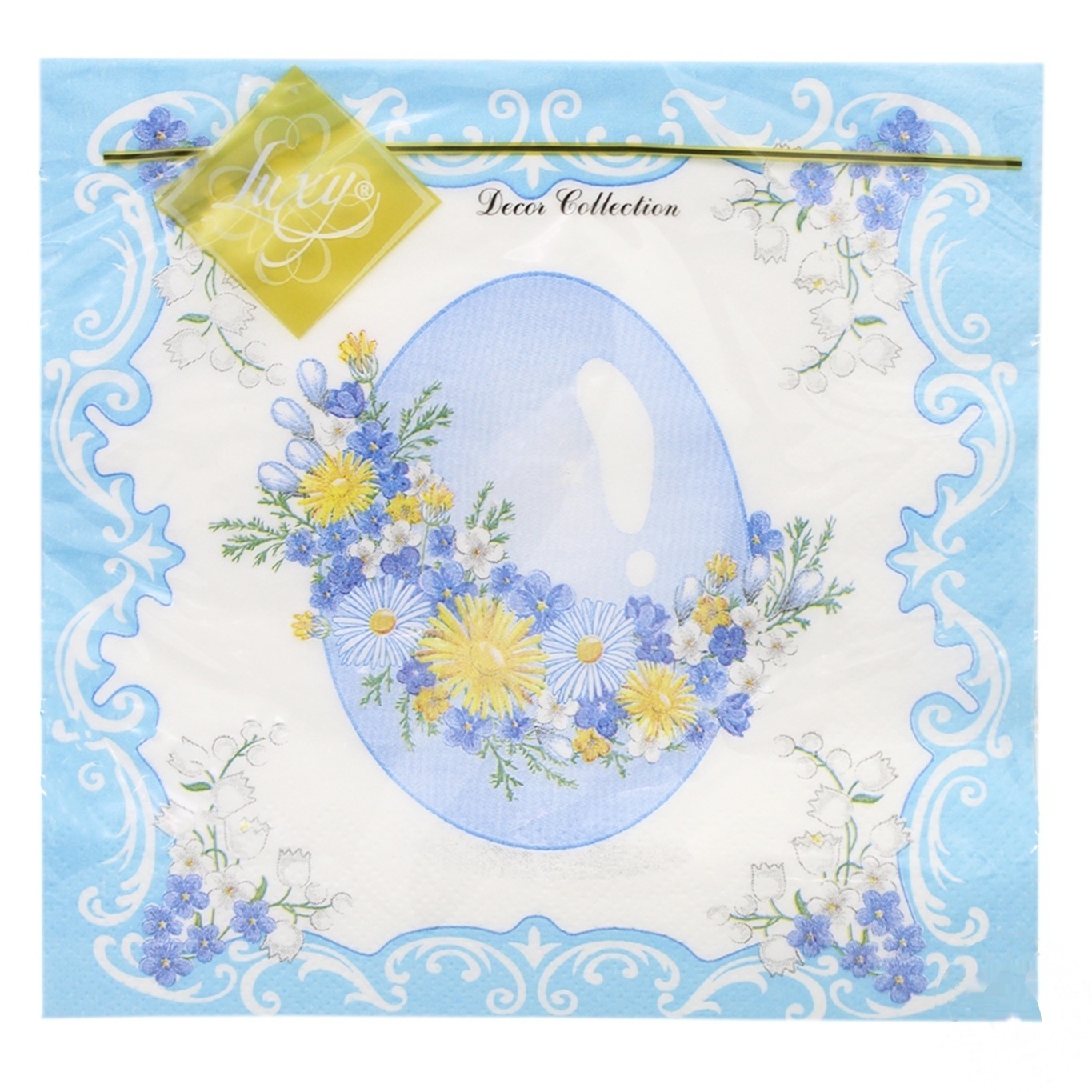 

Серветка ТМ Luxy 33*33 3 шари 20 шт Квітуча пасха х20