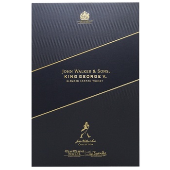 Виски Johnnie Walker Blue label King George V 40% 0,75л - купить, цены на МегаМаркет - фото 4