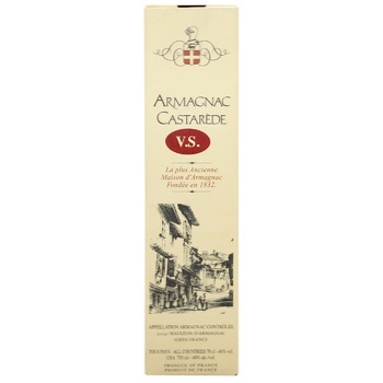 Castarede V.S. Armagnac 40% 0.7l - buy, prices for ULTRAMARKET - photo 2