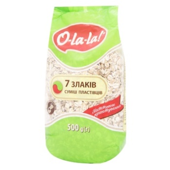 O-la-la! 7 Grains Flakes 500g - buy, prices for Auchan - photo 1