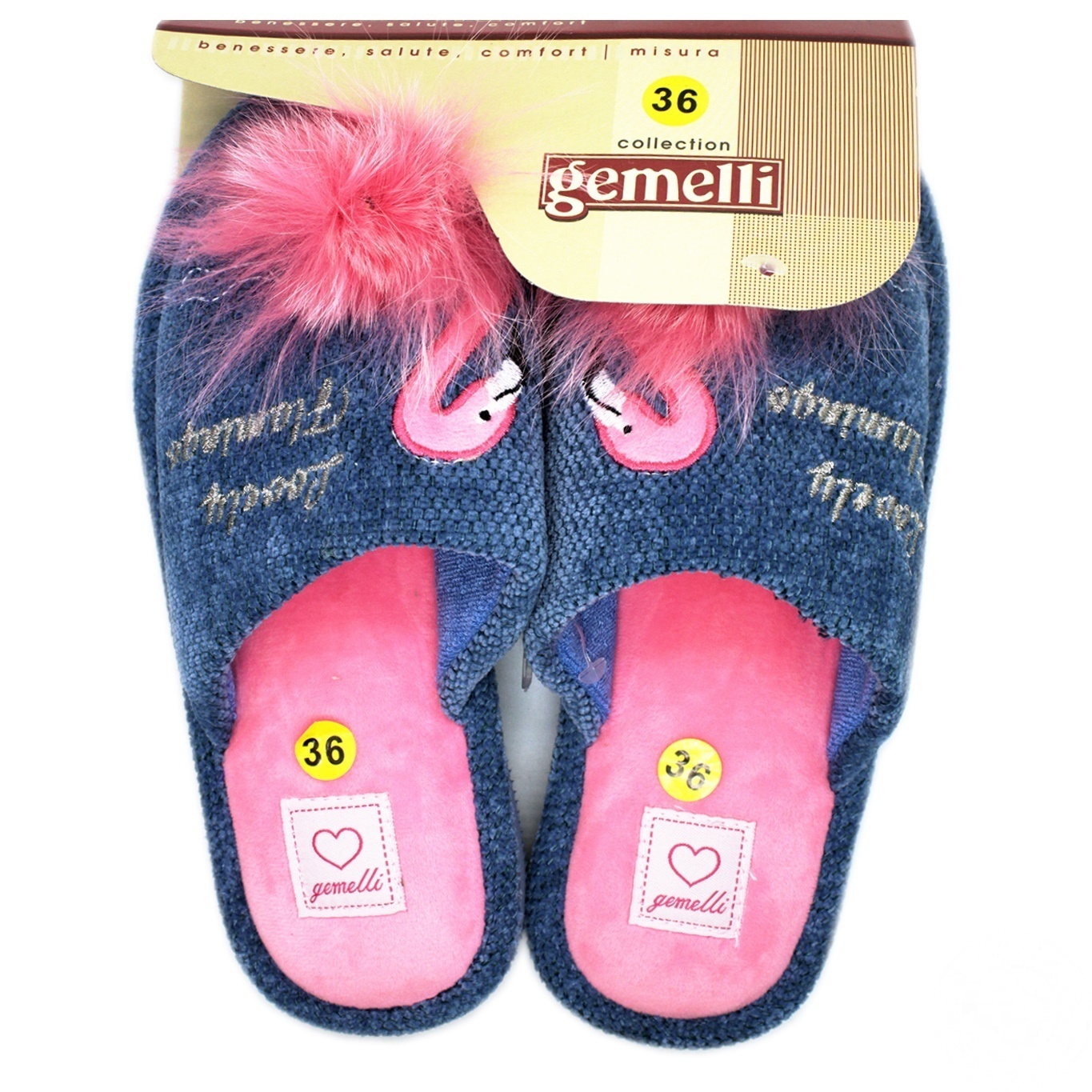 

Тапочки Gemelli домашние женские 36-40р в ассортименте