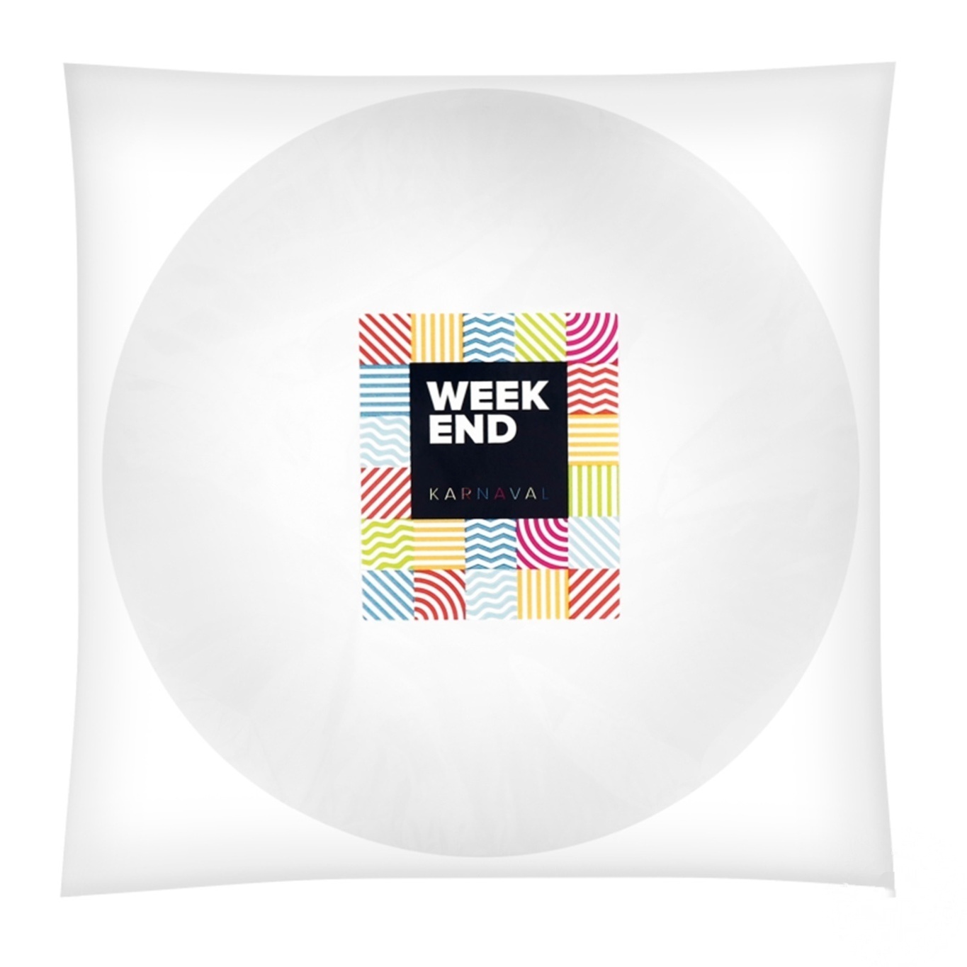 

Тарелка одноразовая Weekend бумажная 18см 10шт